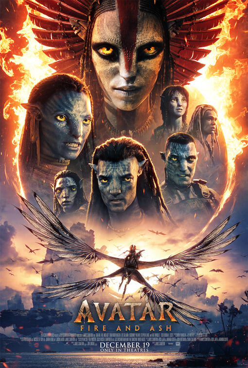 Avatar: Fire and Ash movie poster